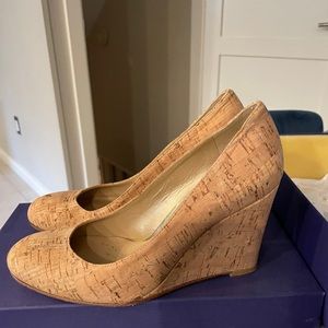 Stuart weitzman cork wedges. HELLOWEDGE. SIZE 7